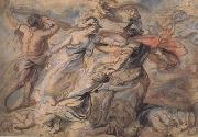 Peter Paul Rubens Hercules and Minerva Fighting Mars (mk01) oil painting reproduction
